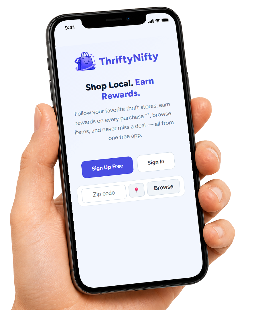 ThriftyNifty app on iPhone